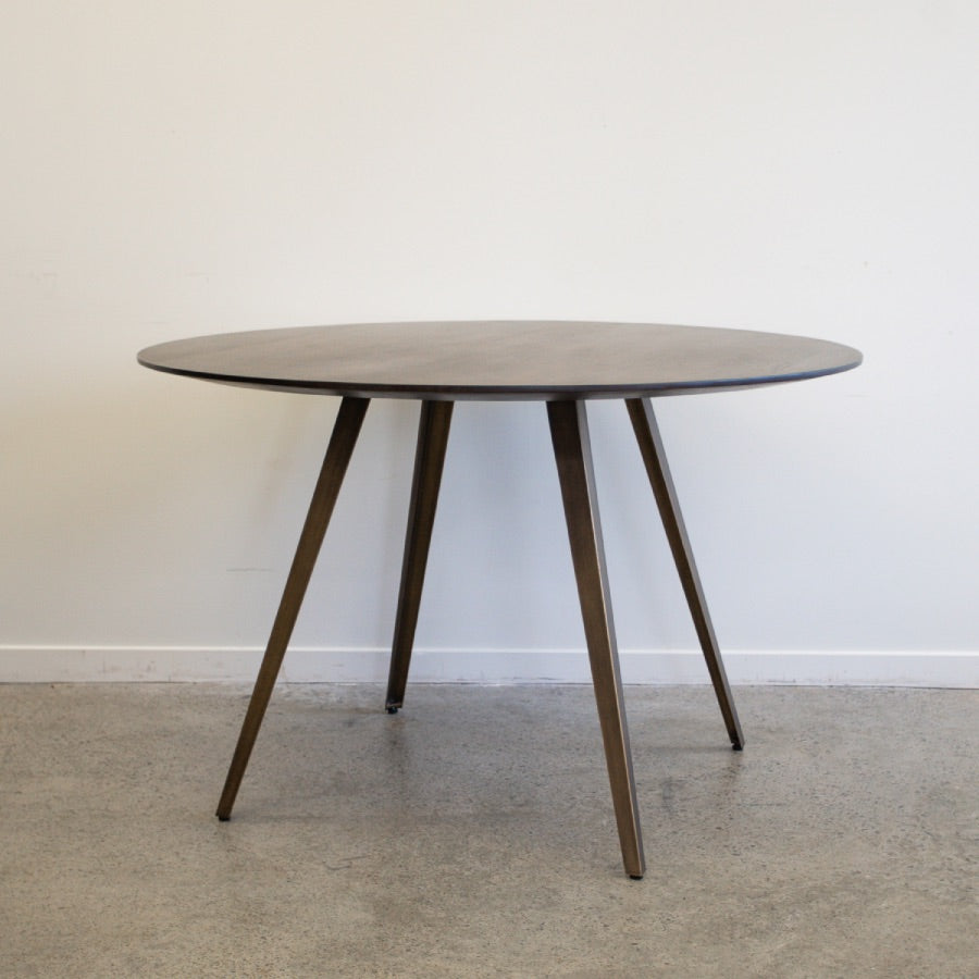 Oracle Round Dining Table - Iron Brown