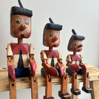 Painted Wooden Ornamental Pinocchio