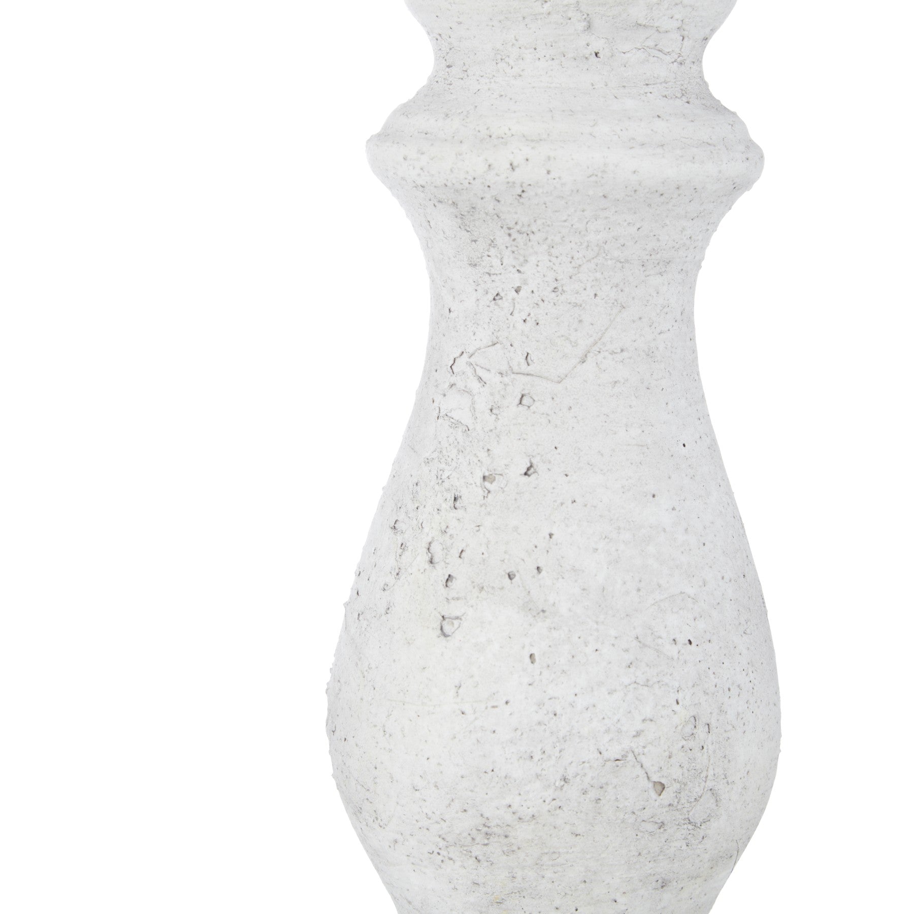 Presley Candle Stick - Whitewash