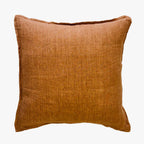 Cambridge Feather Filled Cushion - Chestnut Linen