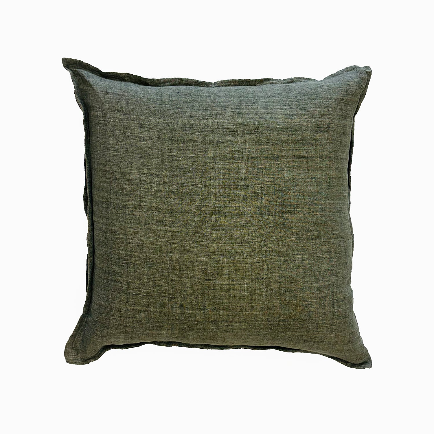Cambridge Feather Filled Cushion - Dusty Olive