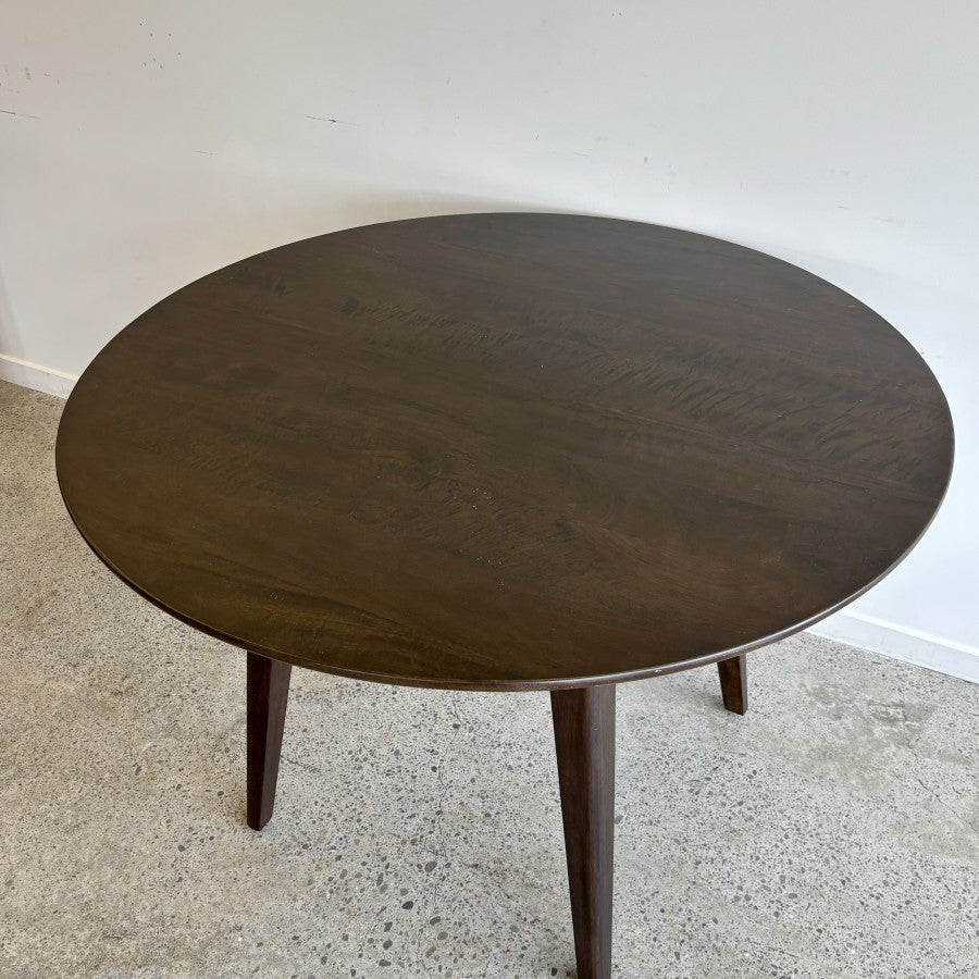 Rocco Round Dining Table - Vintage Brown
