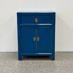 Far East Bedside Cabinet - Royal Blue