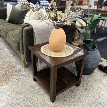 Java Side Table Traditional Side Table Rustic Teak – Java Furniture
