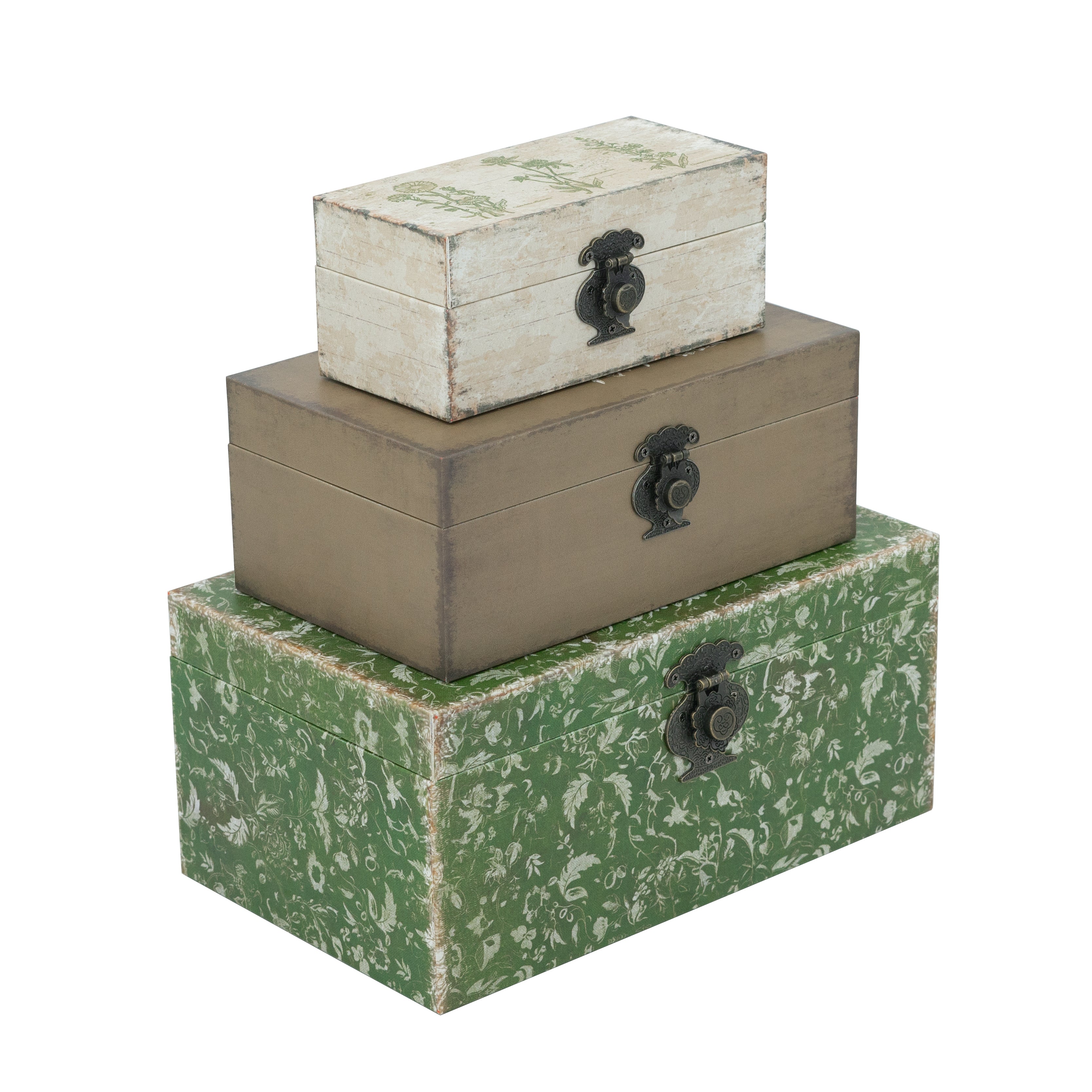 Vintage Boxes Green