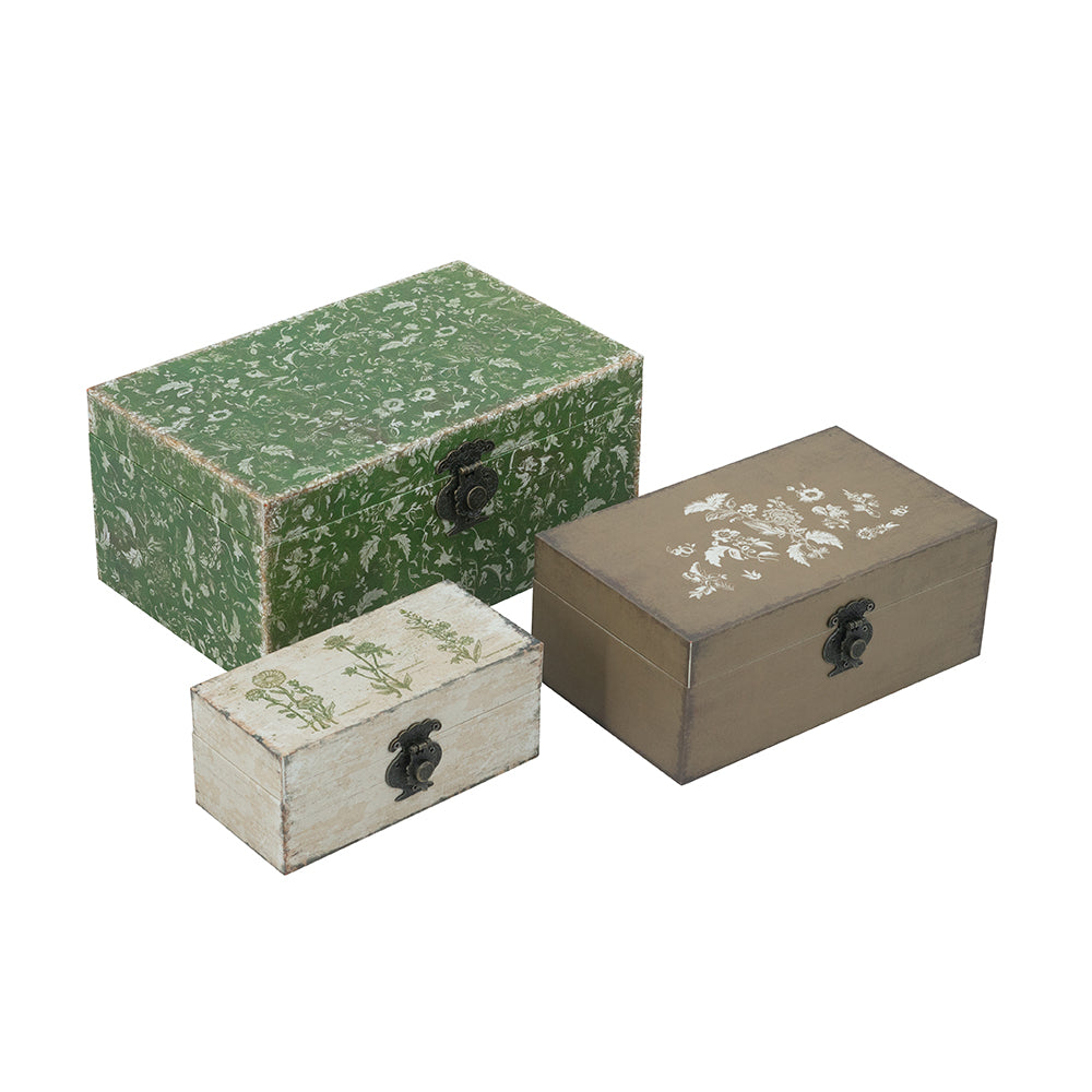 Vintage Boxes Green