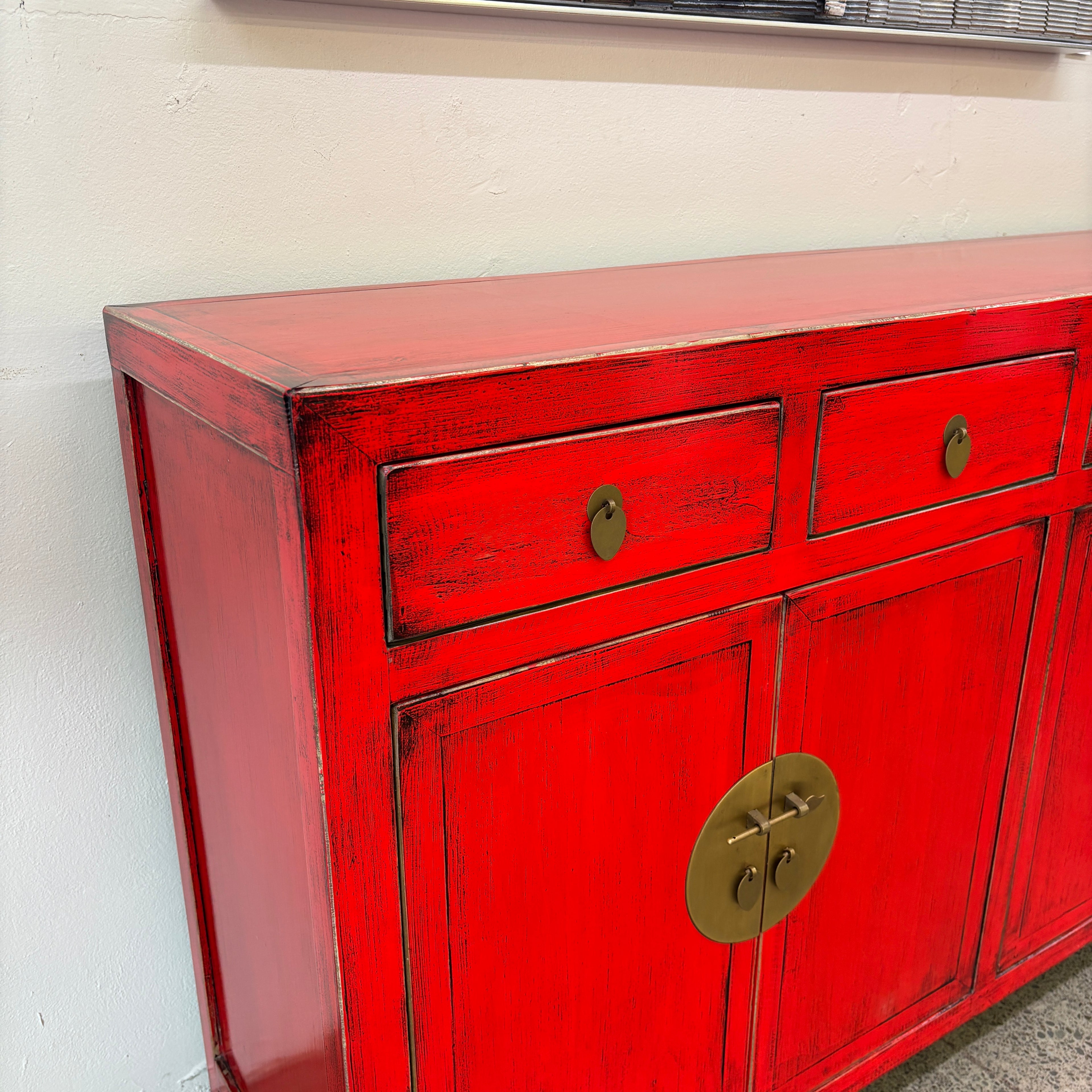 Saturn Sideboard - Chilli Red
