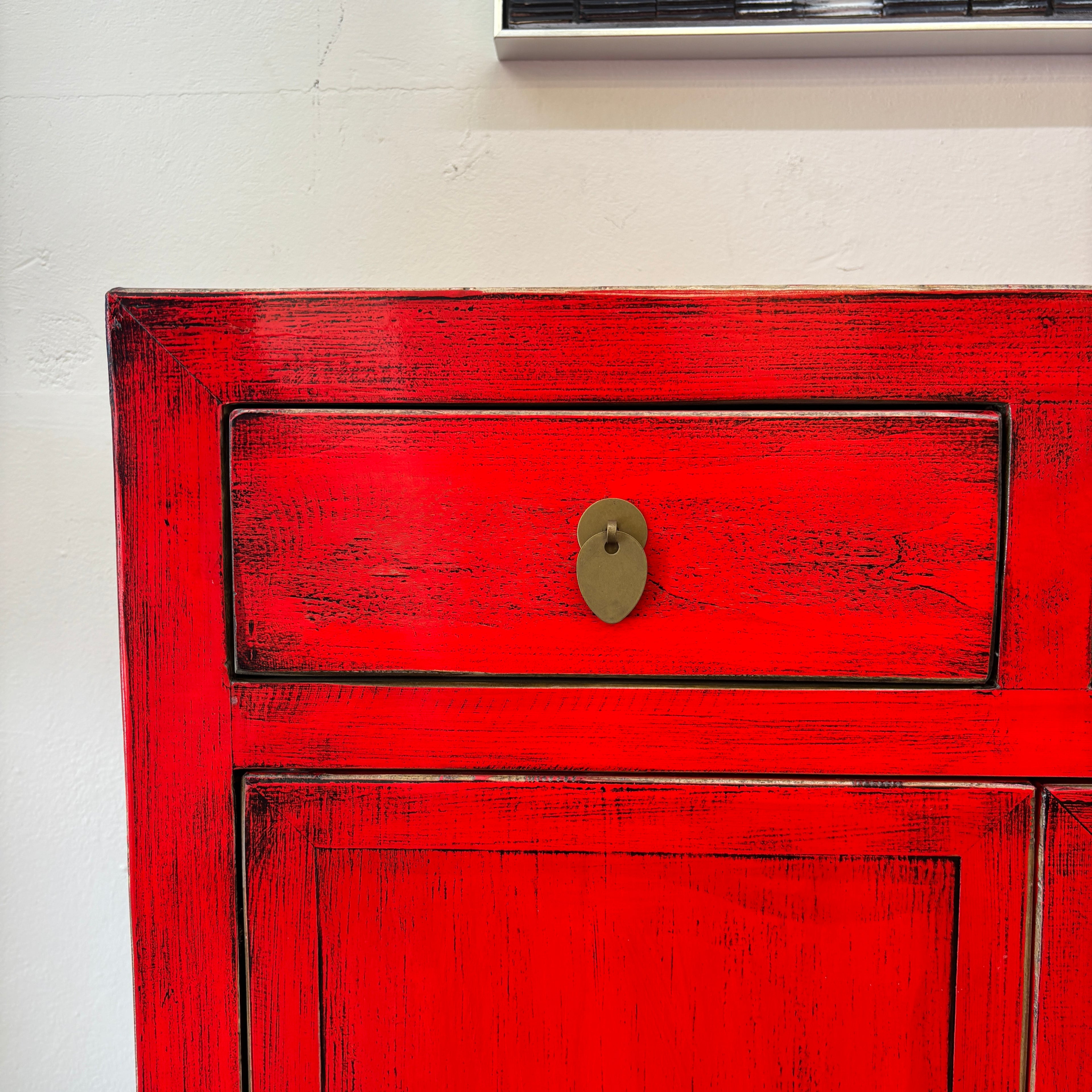 Saturn Sideboard - Chilli Red