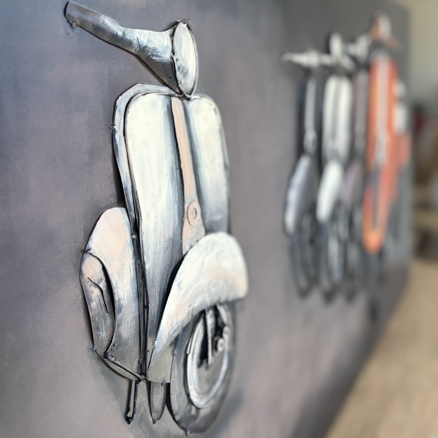 Scooters - Metal Art