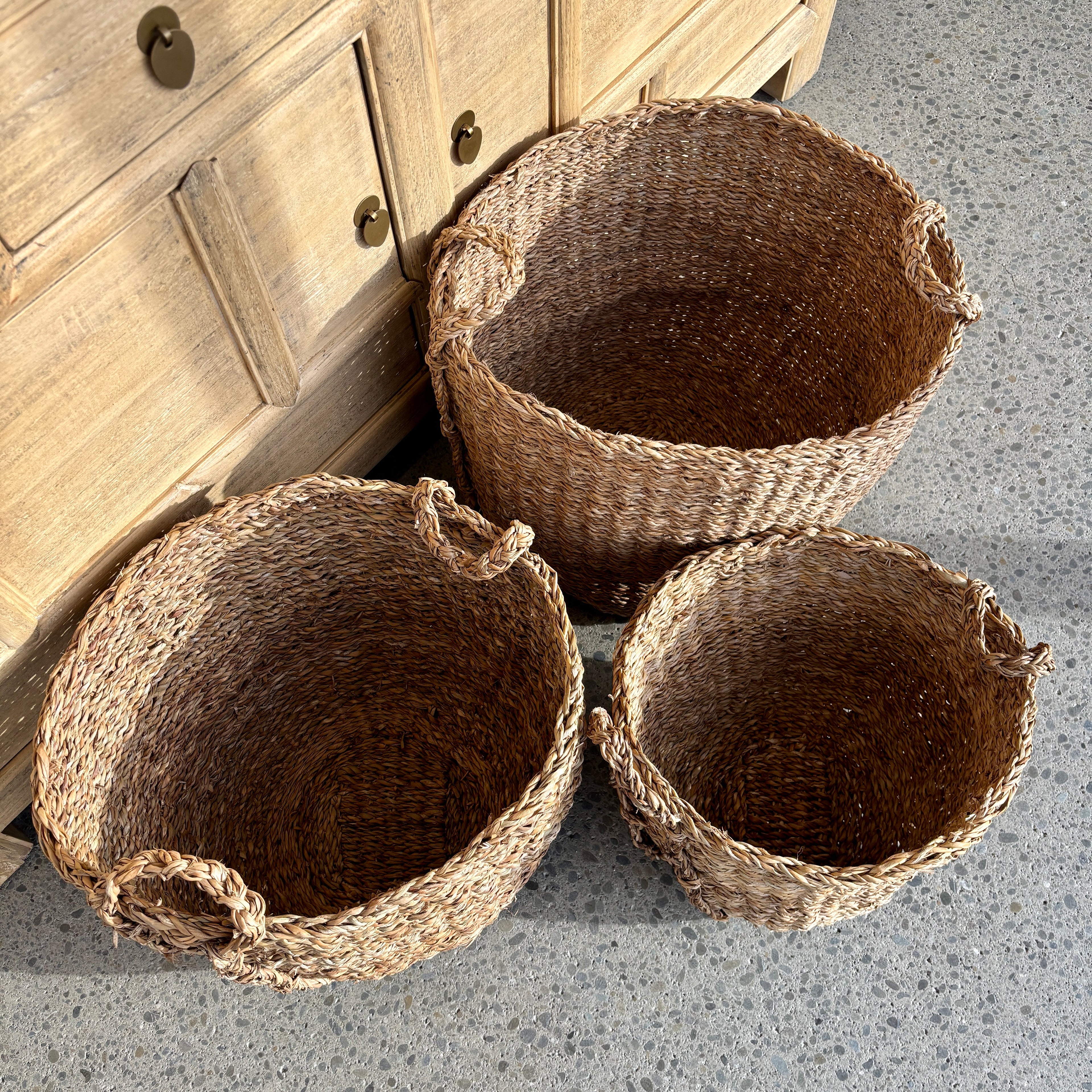 Seagrass Baskets - Round