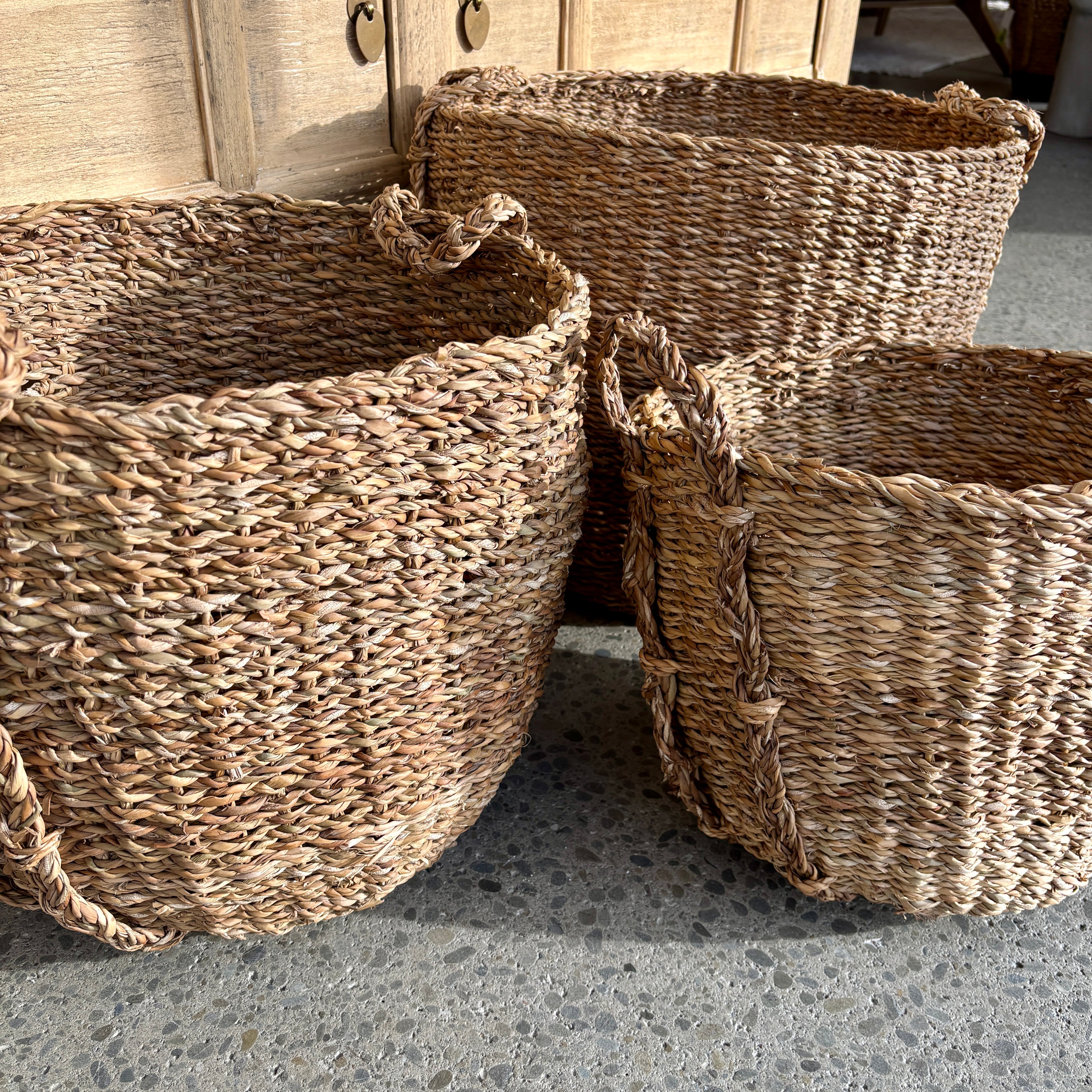Seagrass Baskets - Round