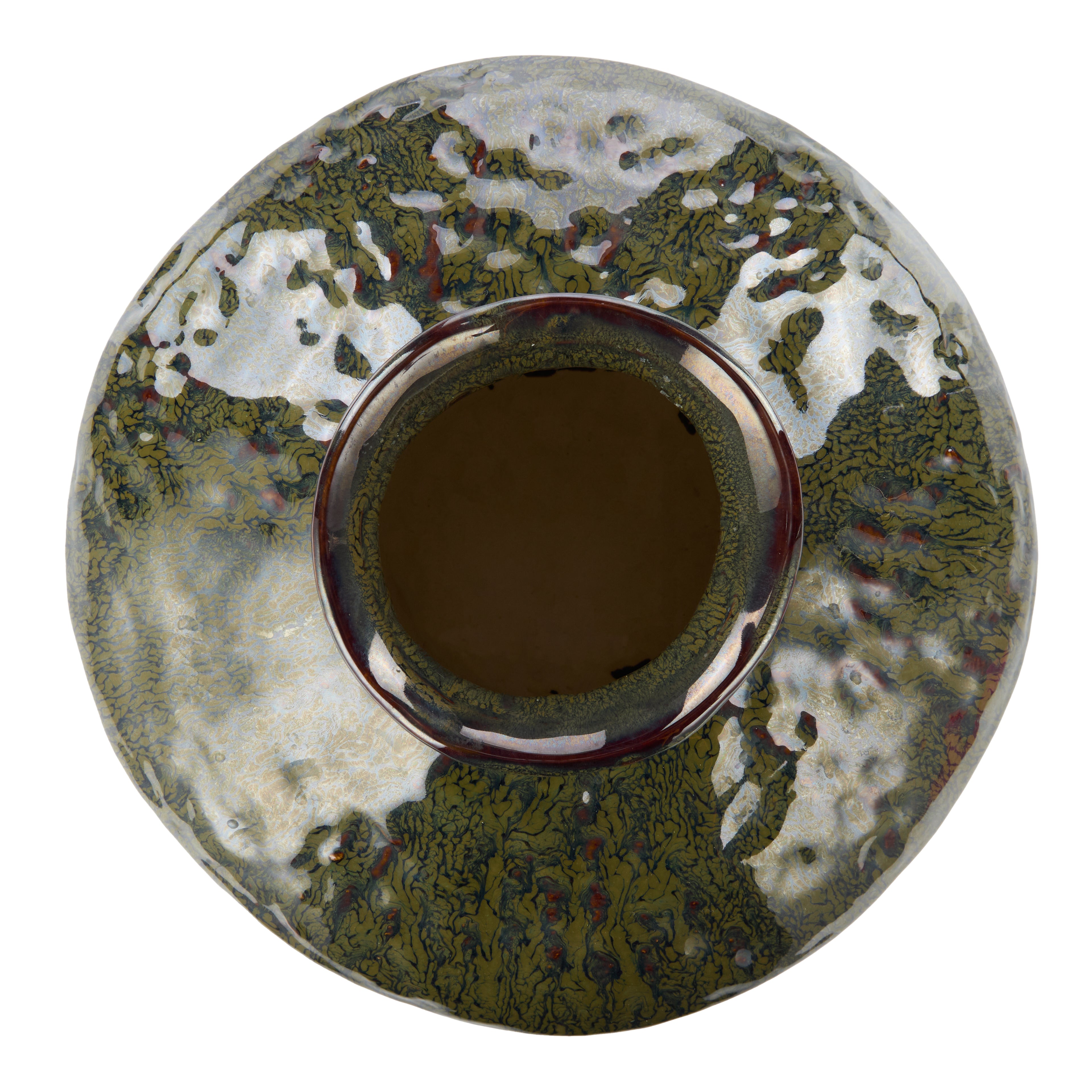 Silva Ceramic Vase - Green