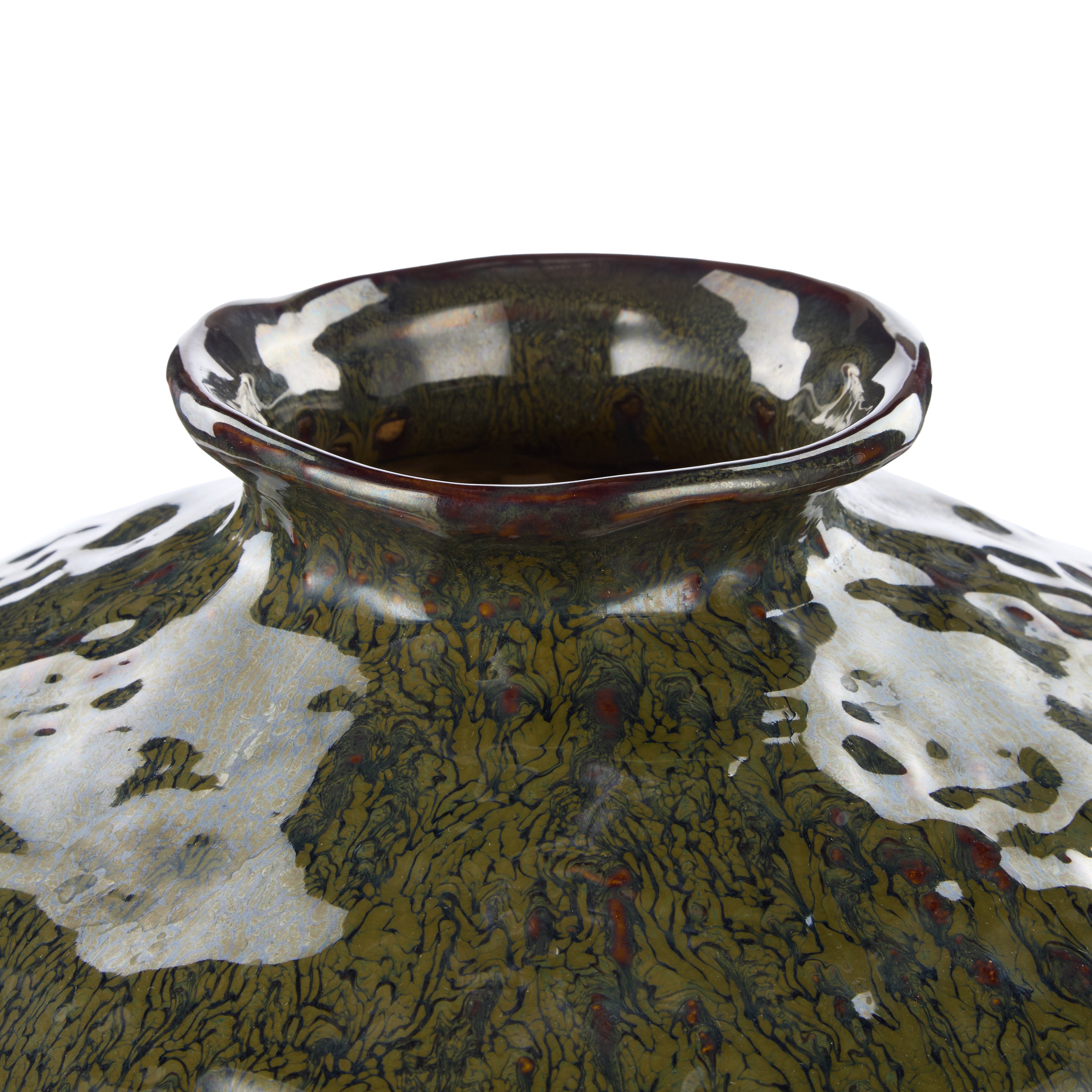 Silva Ceramic Vase - Green