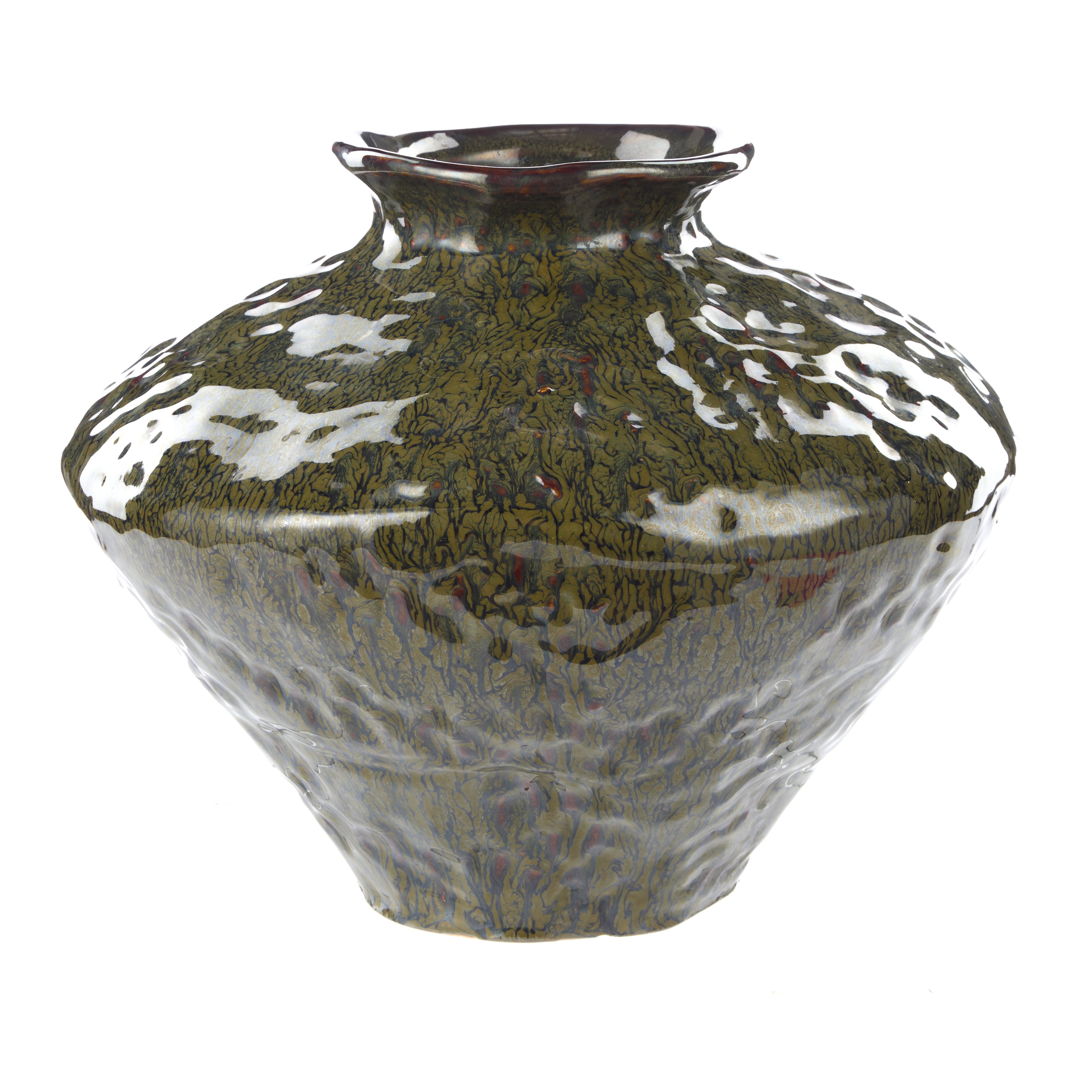 Silva Ceramic Vase - Green
