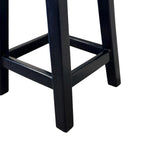 Square Top Stool - Dark