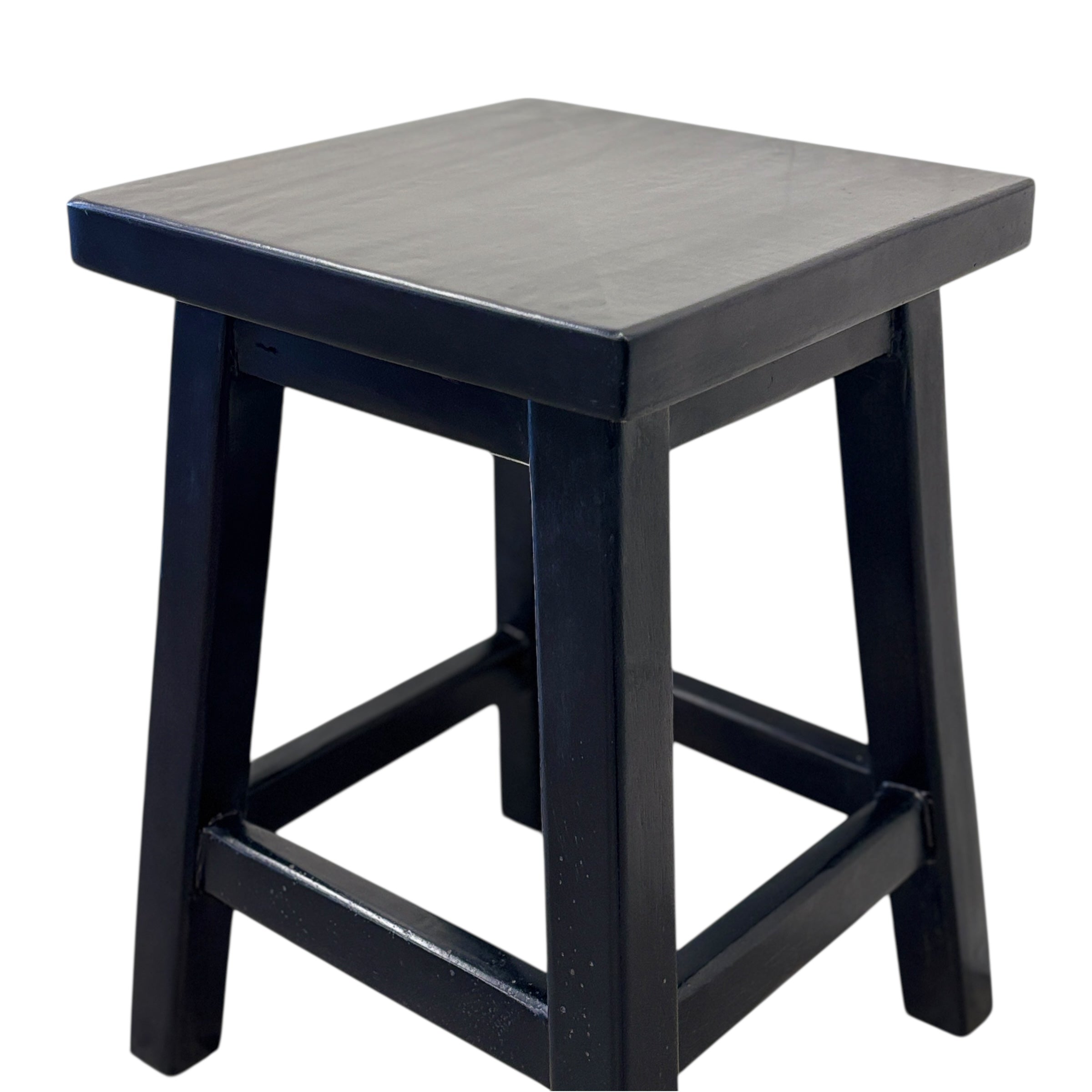 Square Top Stool - Dark