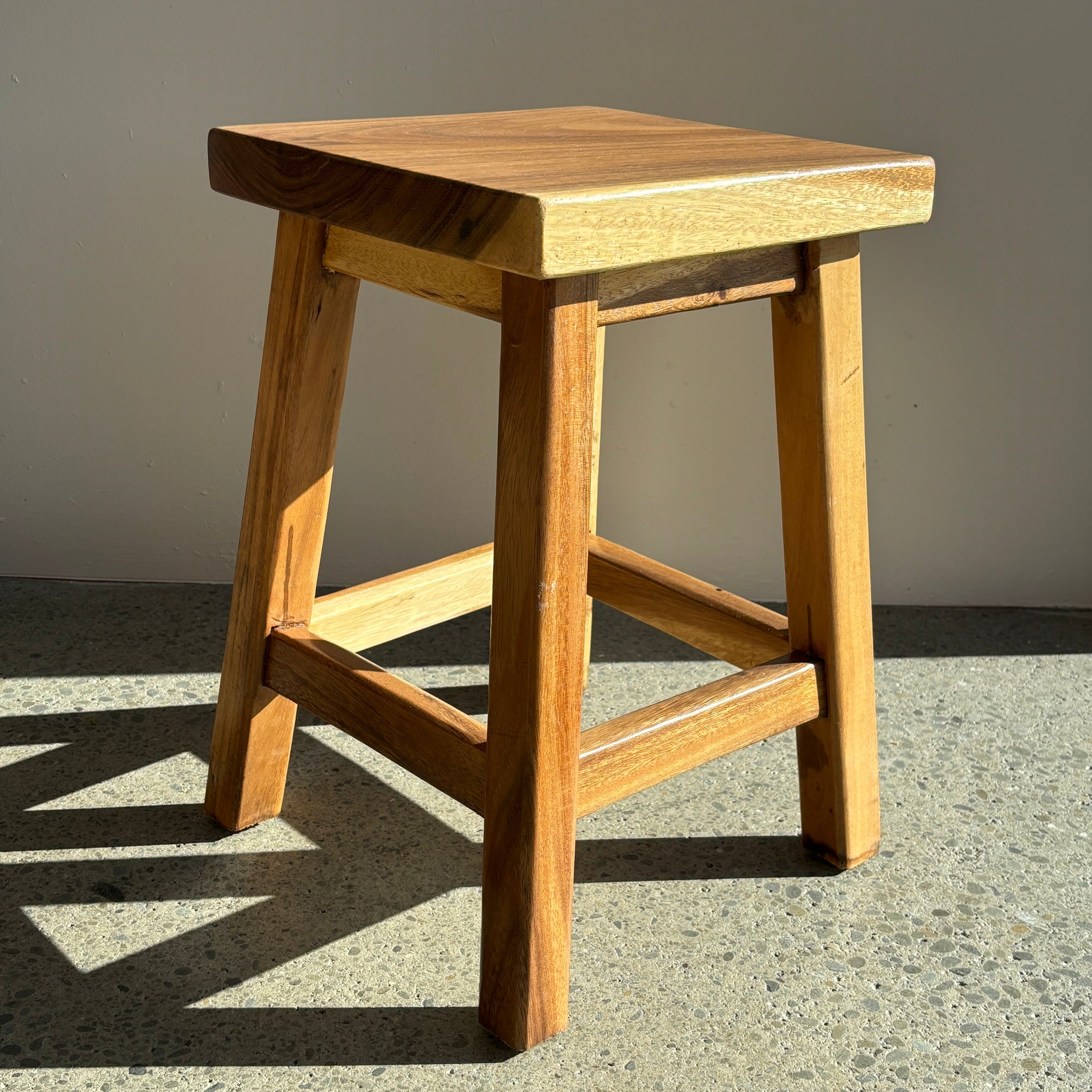 Square Top Stool - Ripple Light