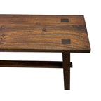 Rustic Teak Bench Seat  - 110cm