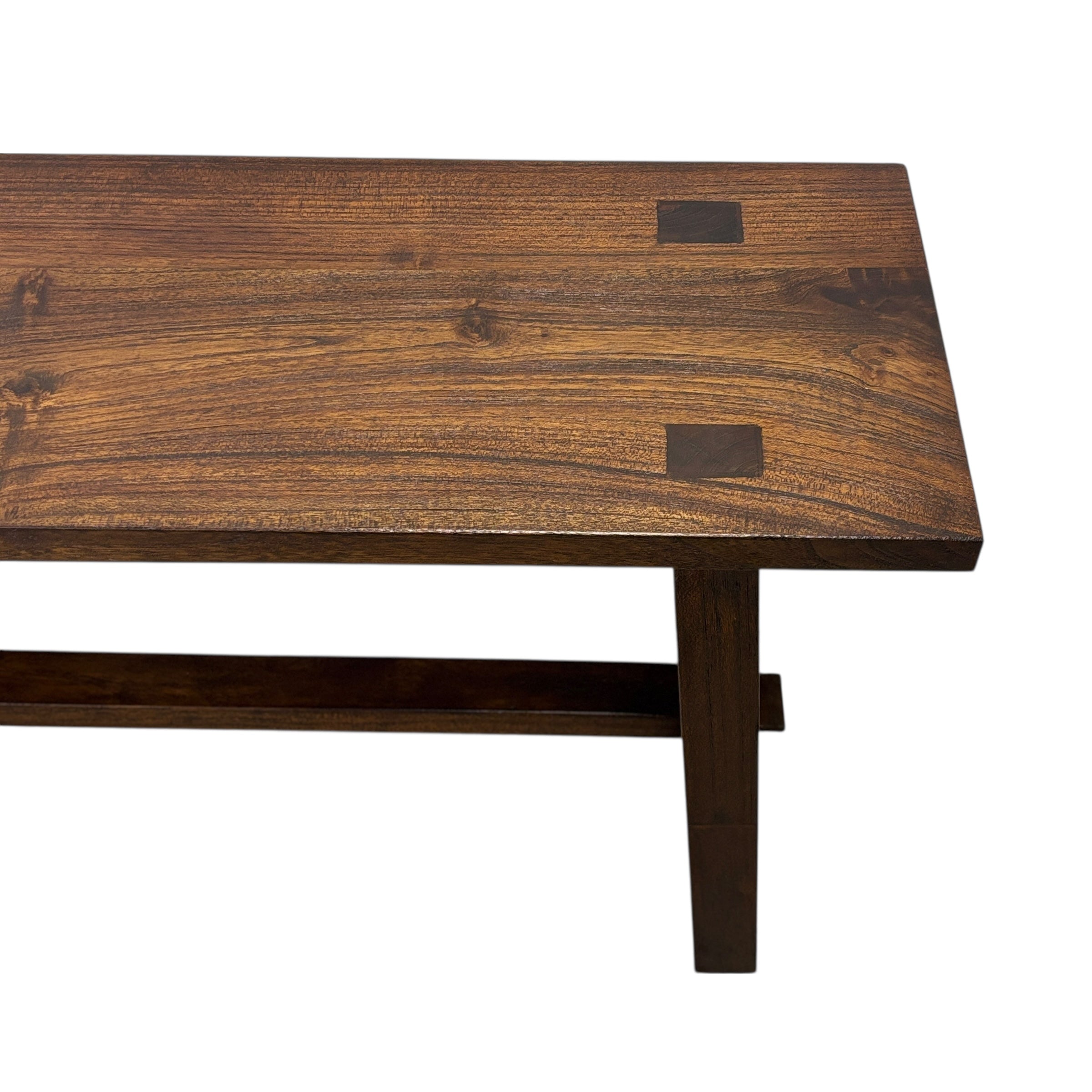 Rustic Teak Bench Seat  - 110cm