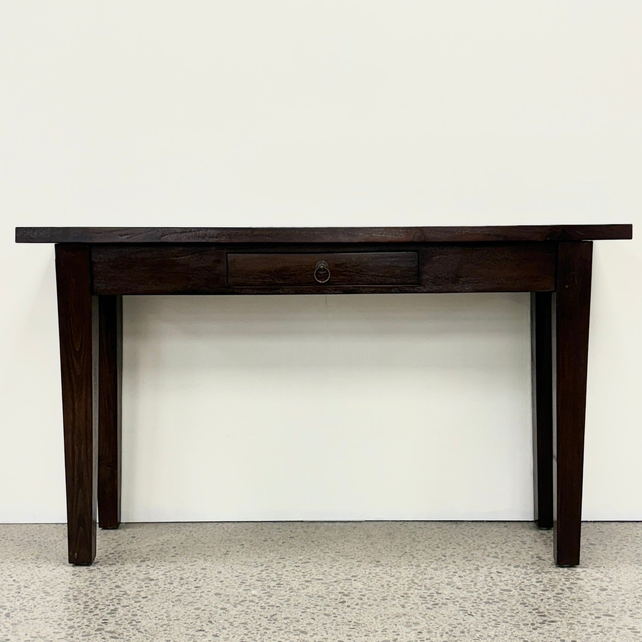 Teak 1 Drawer Console Table