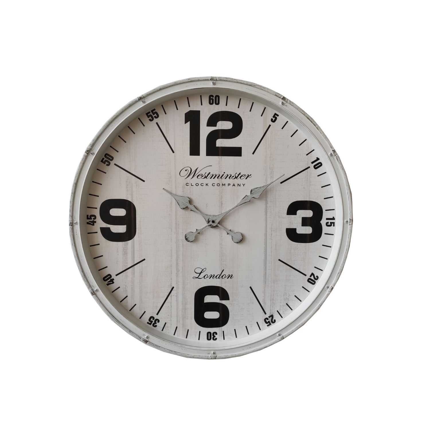 Westminster Clock - Modern White