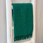 Woola 100% NZ Wool Throw - Sea Green