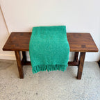 Woola 100% NZ Wool Throw - Sea Green