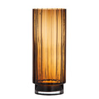 Zaira Tall Vase - Amber