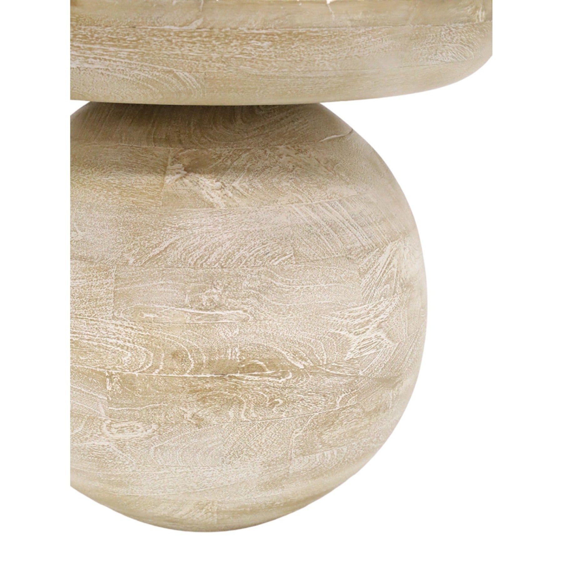 Zara Side Table - Whitewash
