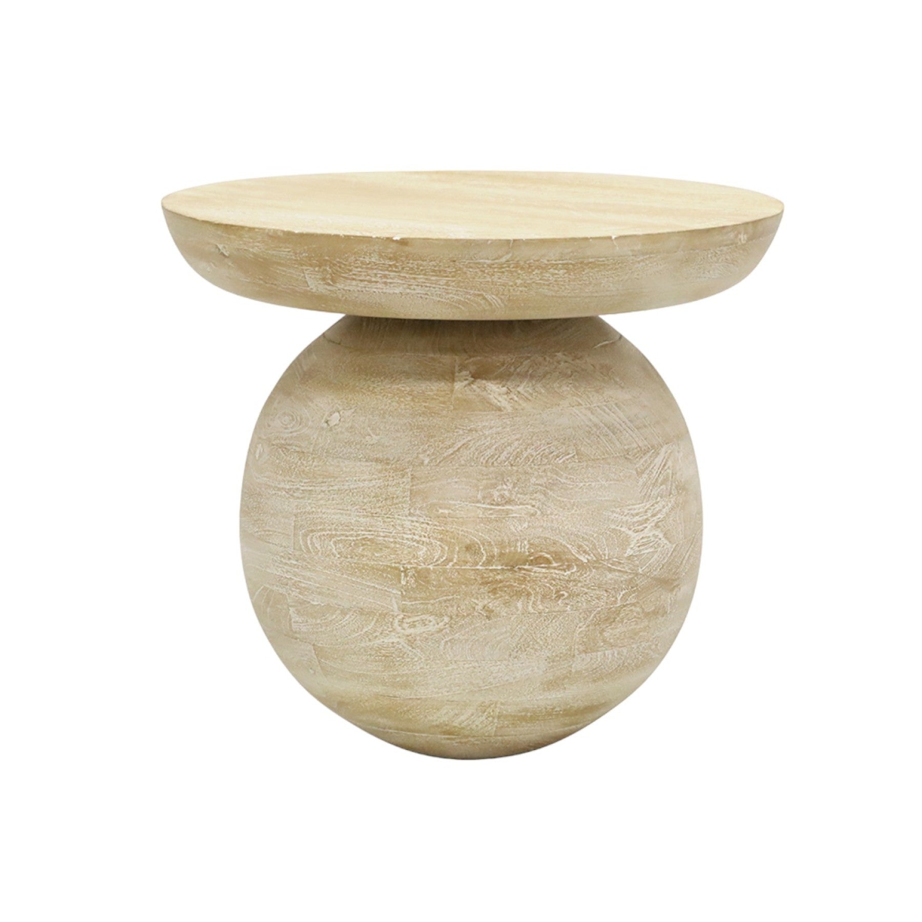 Zara Side Table - Whitewash