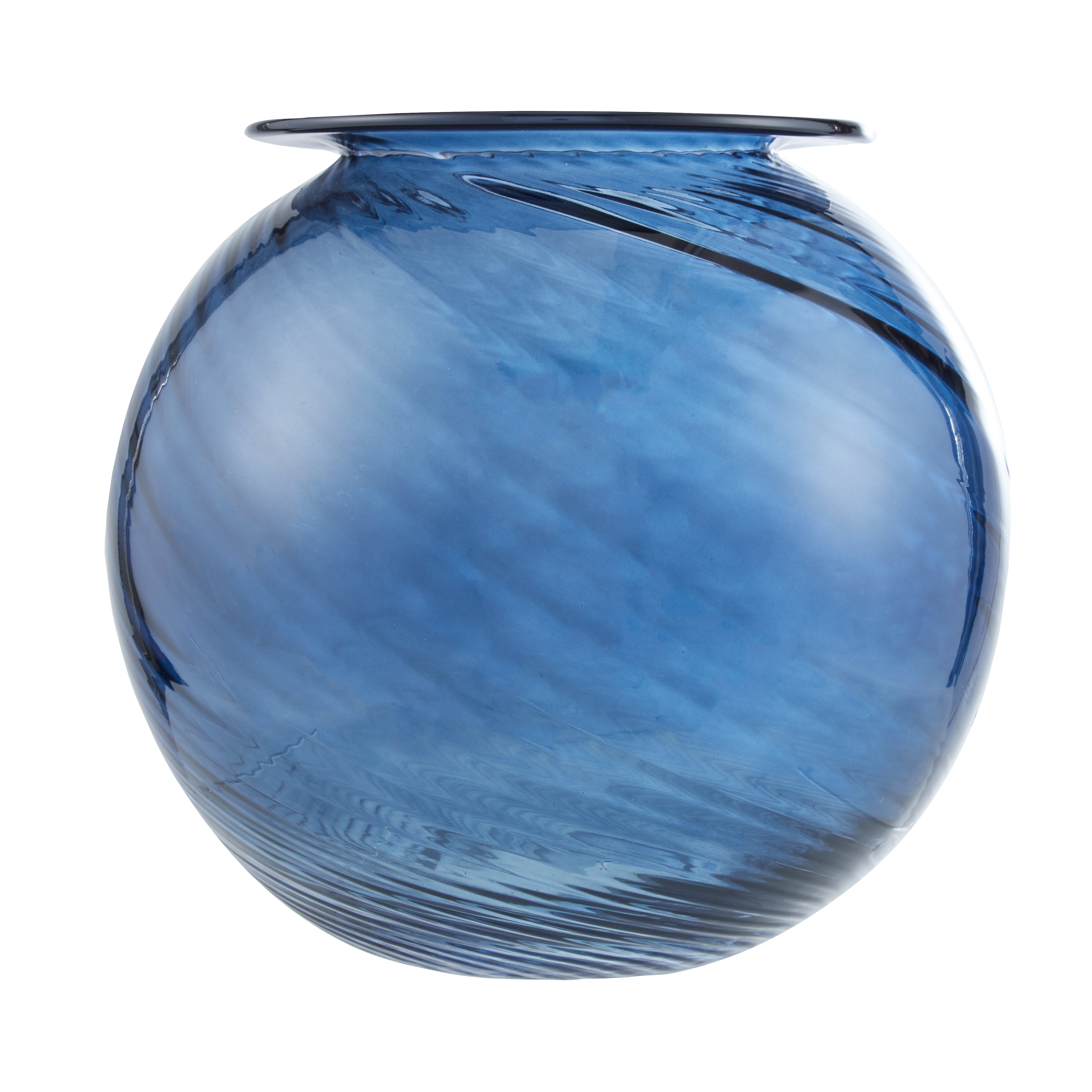 Hana Ribbed Swirl Vase