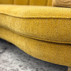 Close-up of the Bardot Sofa's Marigold fabric, showcasing the richly textured upholstery and woven finish.