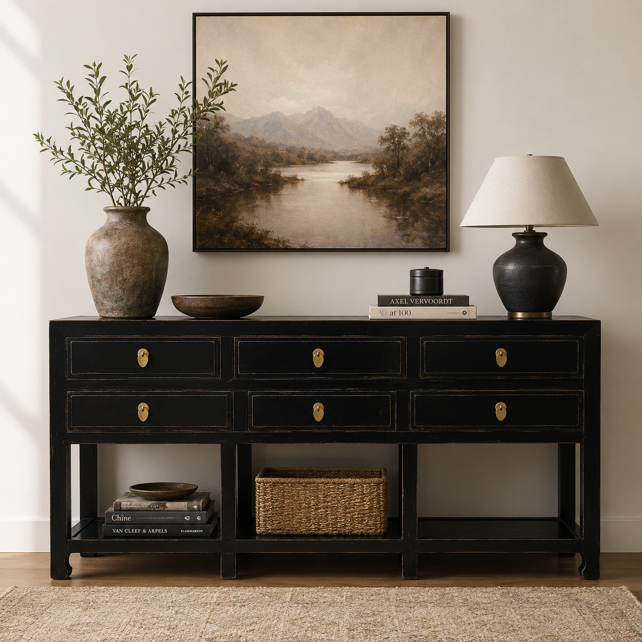 Erina Console - Black