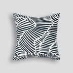 Contours Indoor/Outdoor Cushion - Black & White