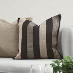 Easton Indoor/Outdoor Cushion - Black Taupe
