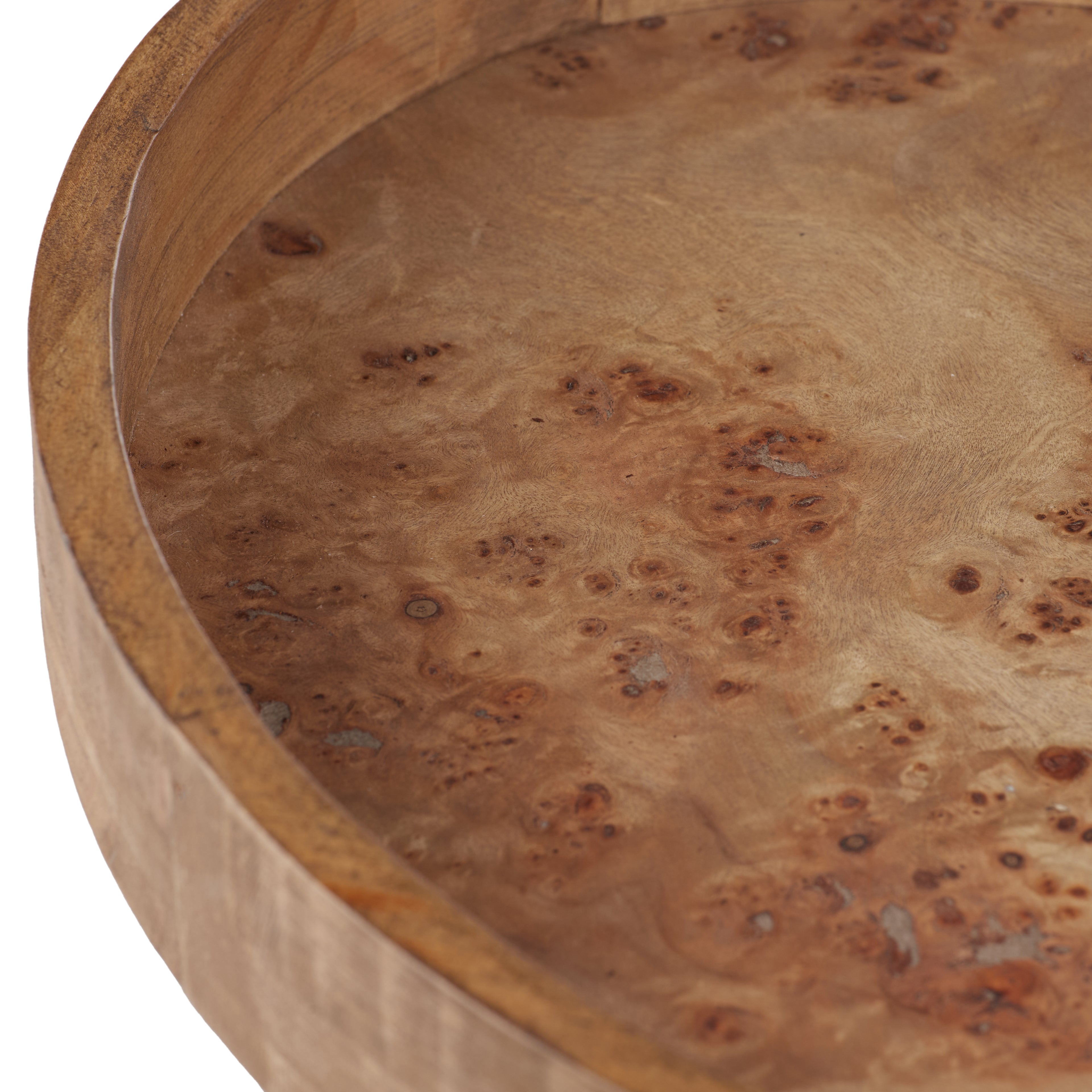 Burl Wood Tray