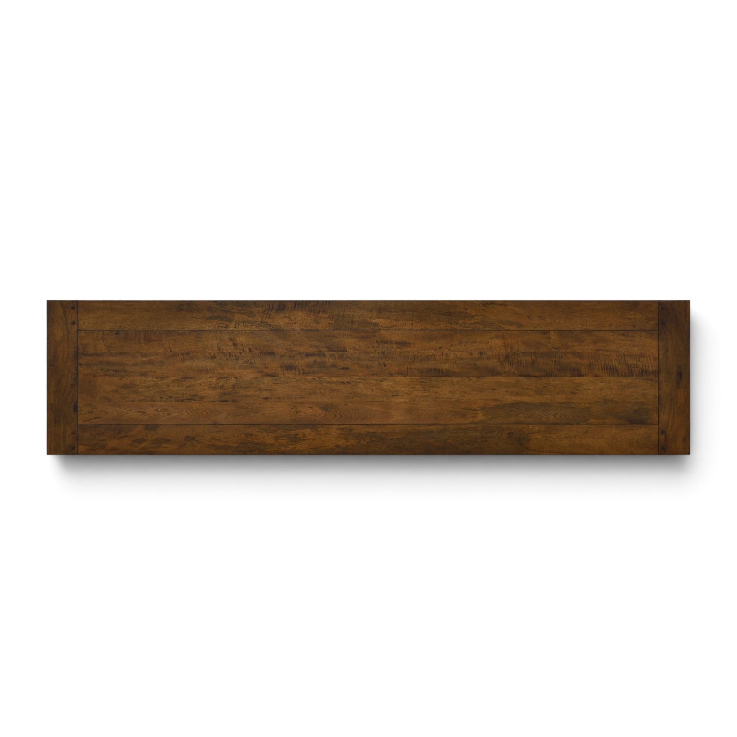 Top view of the Flint 4 Door Sideboard highlighting the natural mango wood grain and character of the Albany finish.