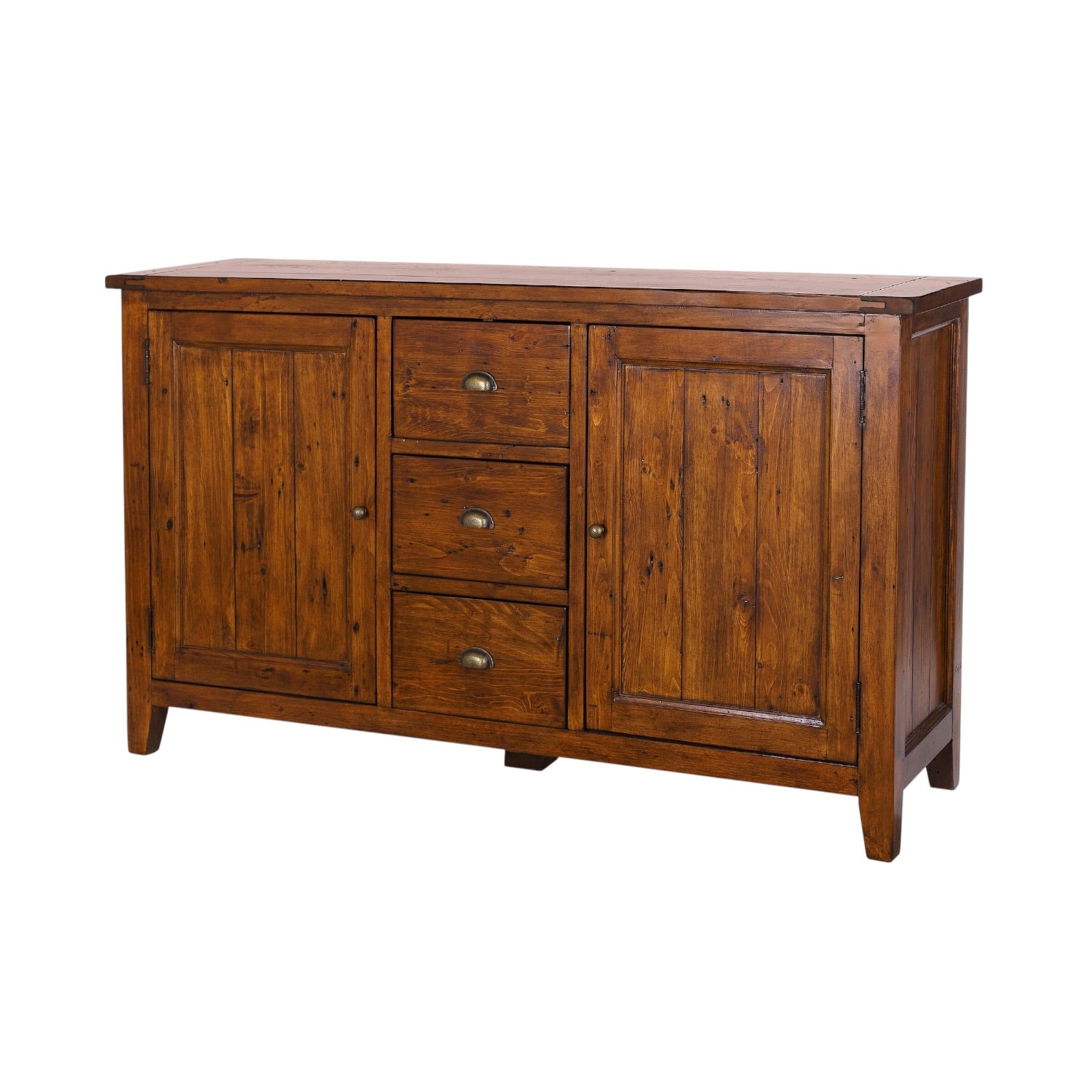Irish Coast Buffet with two cupboard doors, three drawers and warm rustic timber finish