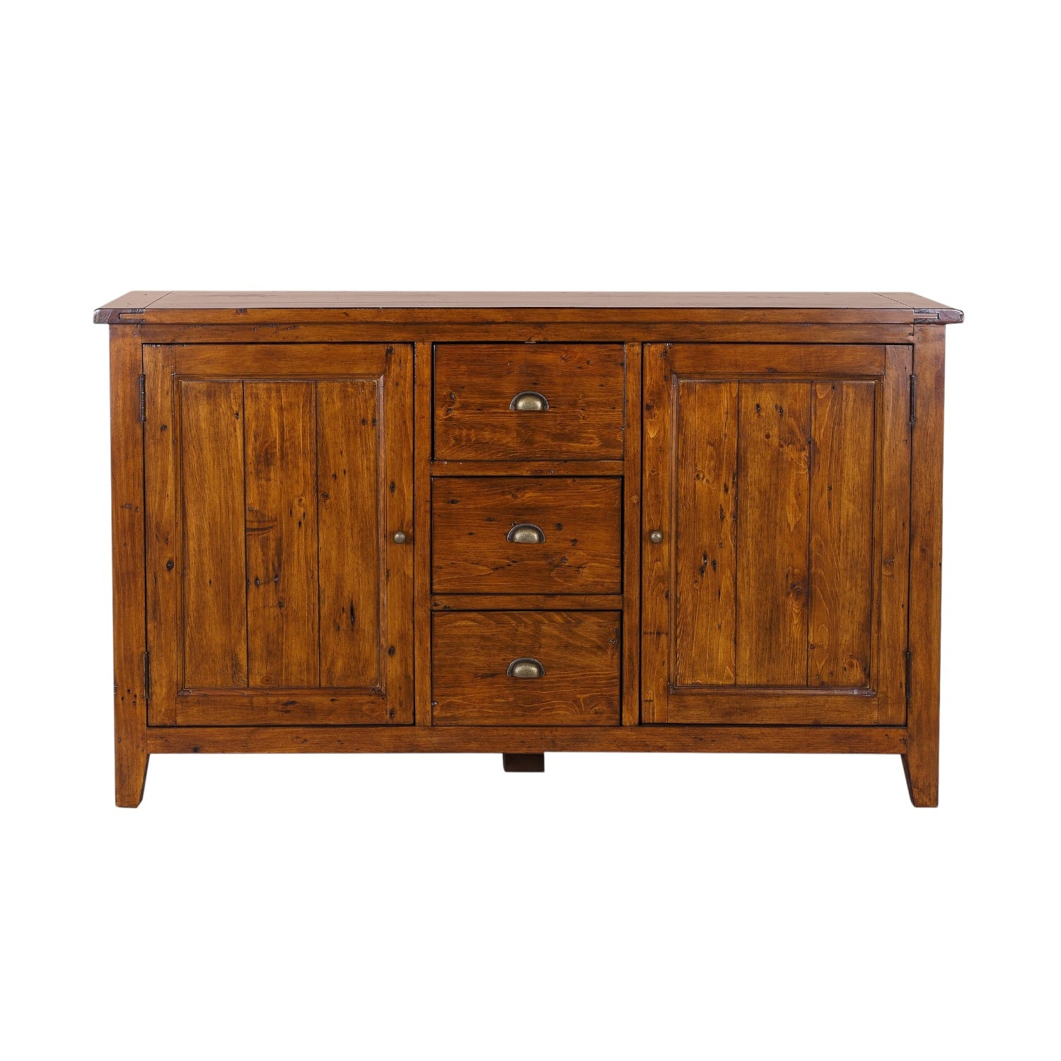 Irish Coast Buffet front view with two doors and three central drawers