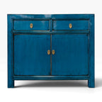 Loui Sideboard in Domican Blue with two drawers and two doors