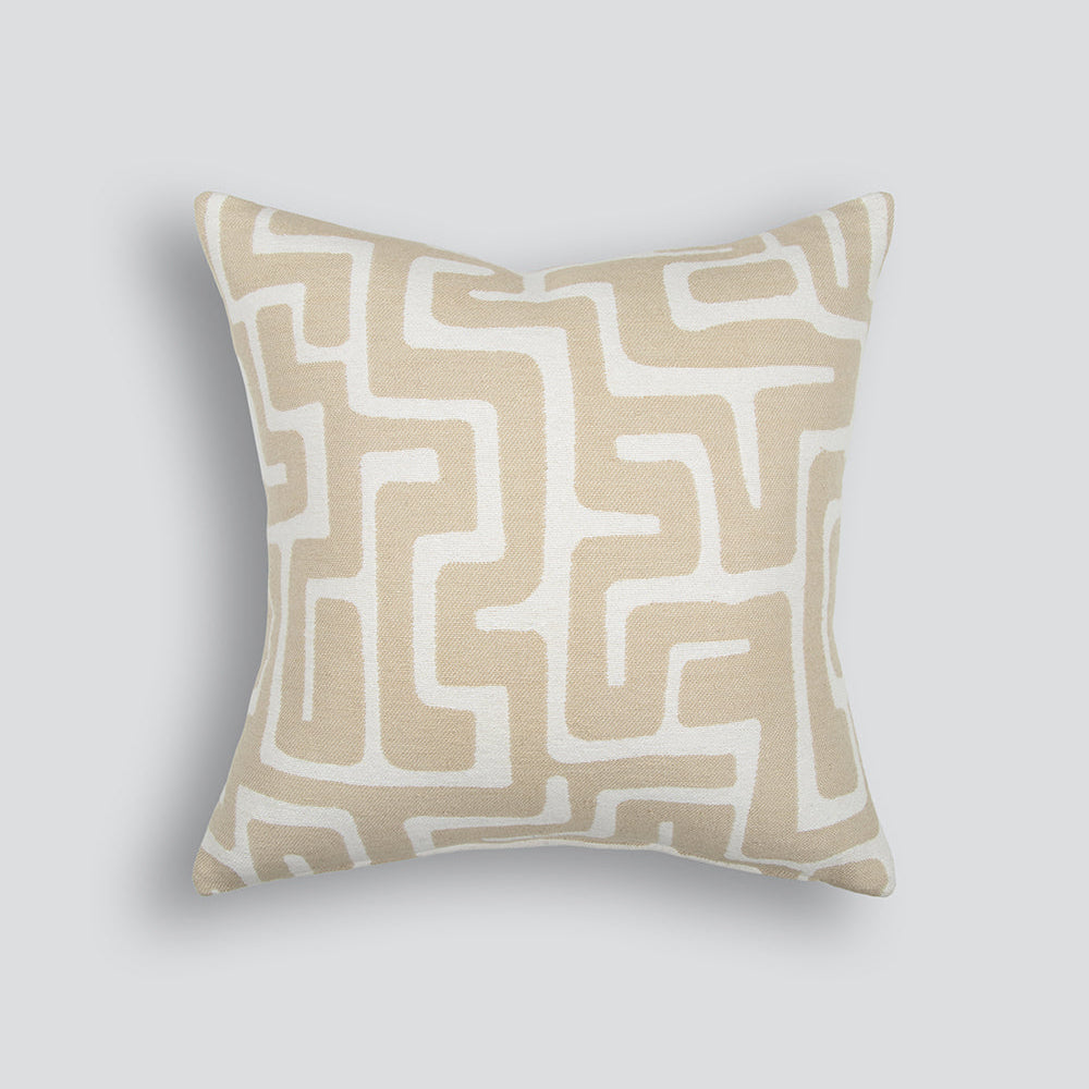 Luxor Cushion - Ivory/Ecru