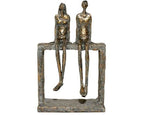 Couple Sitting Statue