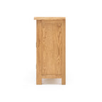 Side view of Salisbury Buffet 2 Door showing natural American white oak finish