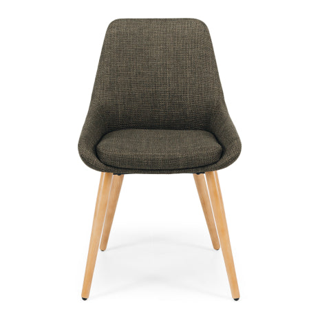 Bari Dining Chair - Green/Oak