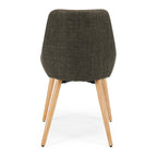 Bari Dining Chair - Green/Oak