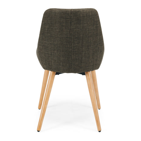 Bari Dining Chair - Green/Oak
