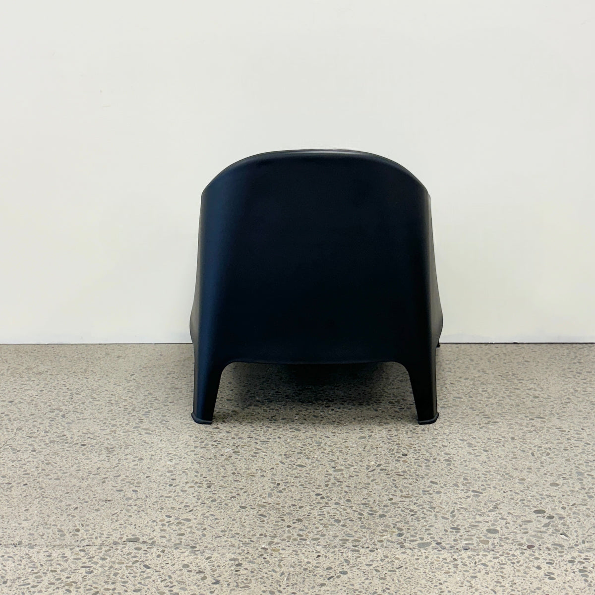 Rear view of Wainui Outdoor Chair in Black