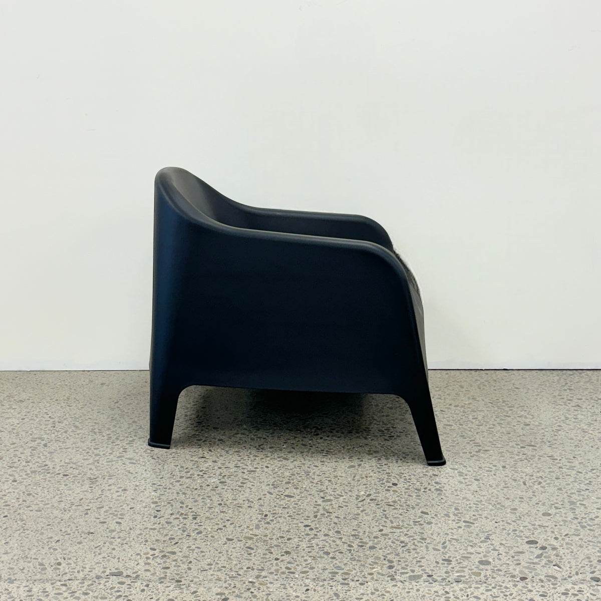 Side view of Wainui Outdoor Chair in Black