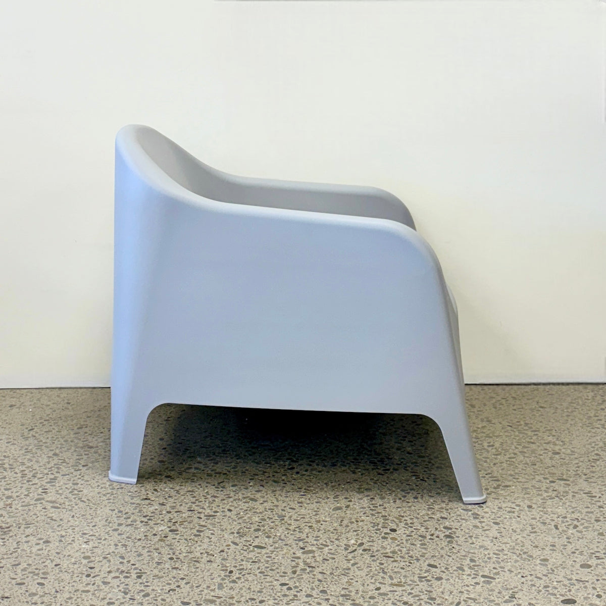 Side view of Wainui Outdoor Chair in Grey