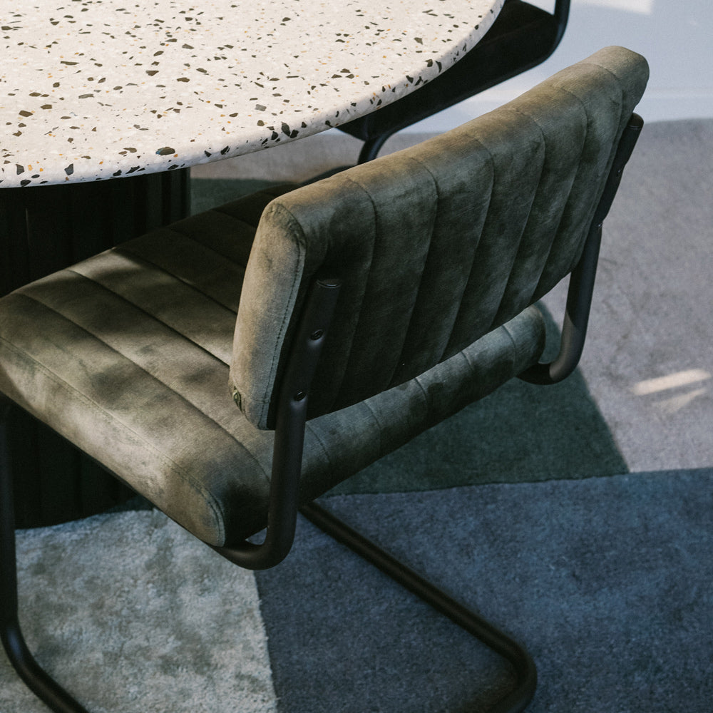 Blake Dining Chair - Moss Green